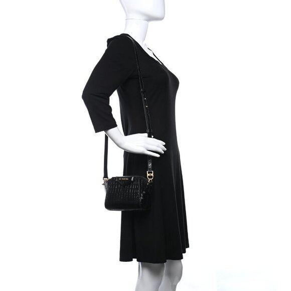 🆕 Authentic Givenchy Nano Antigona in Black Croc - Picture 6 of 12